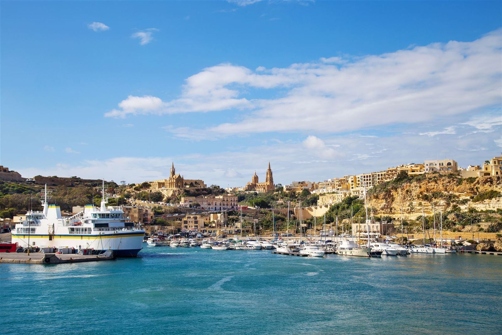 Hafen von Gozo